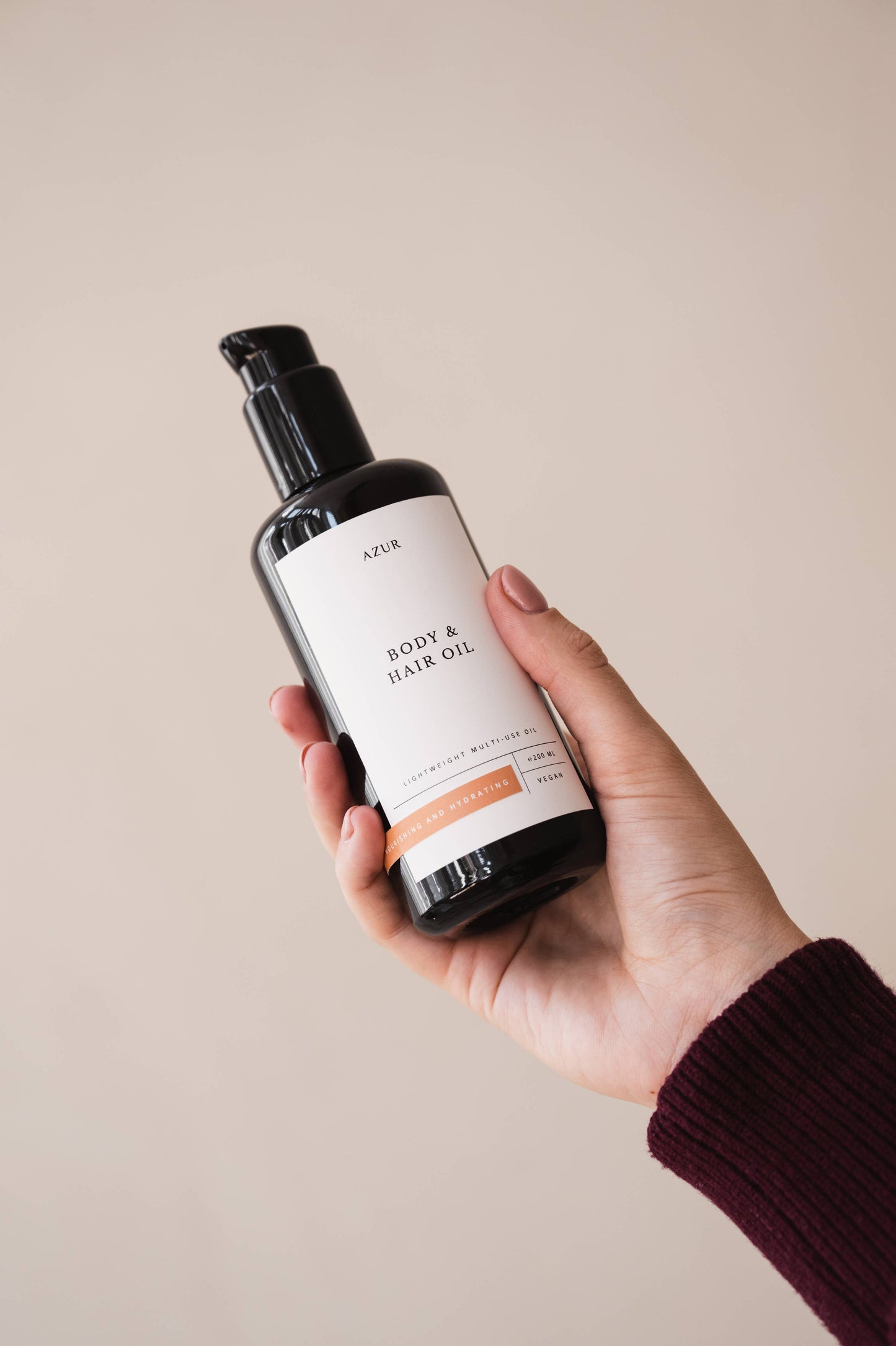 HUILE POUR LE CORPS ET LES CHEVEUX | 100 % naturelle | Squalane