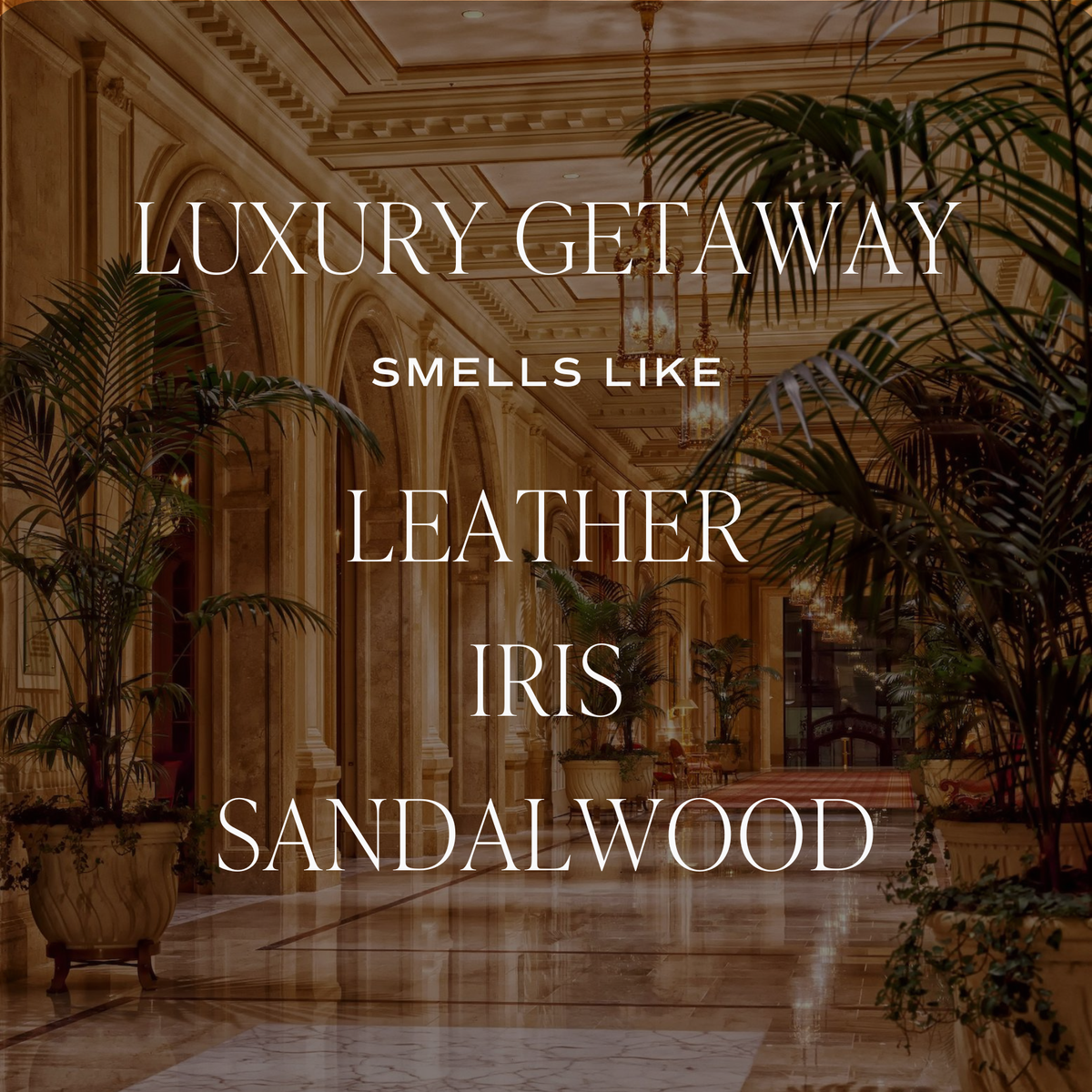 Bougie de soja en verre Luxury Getaway - 40h