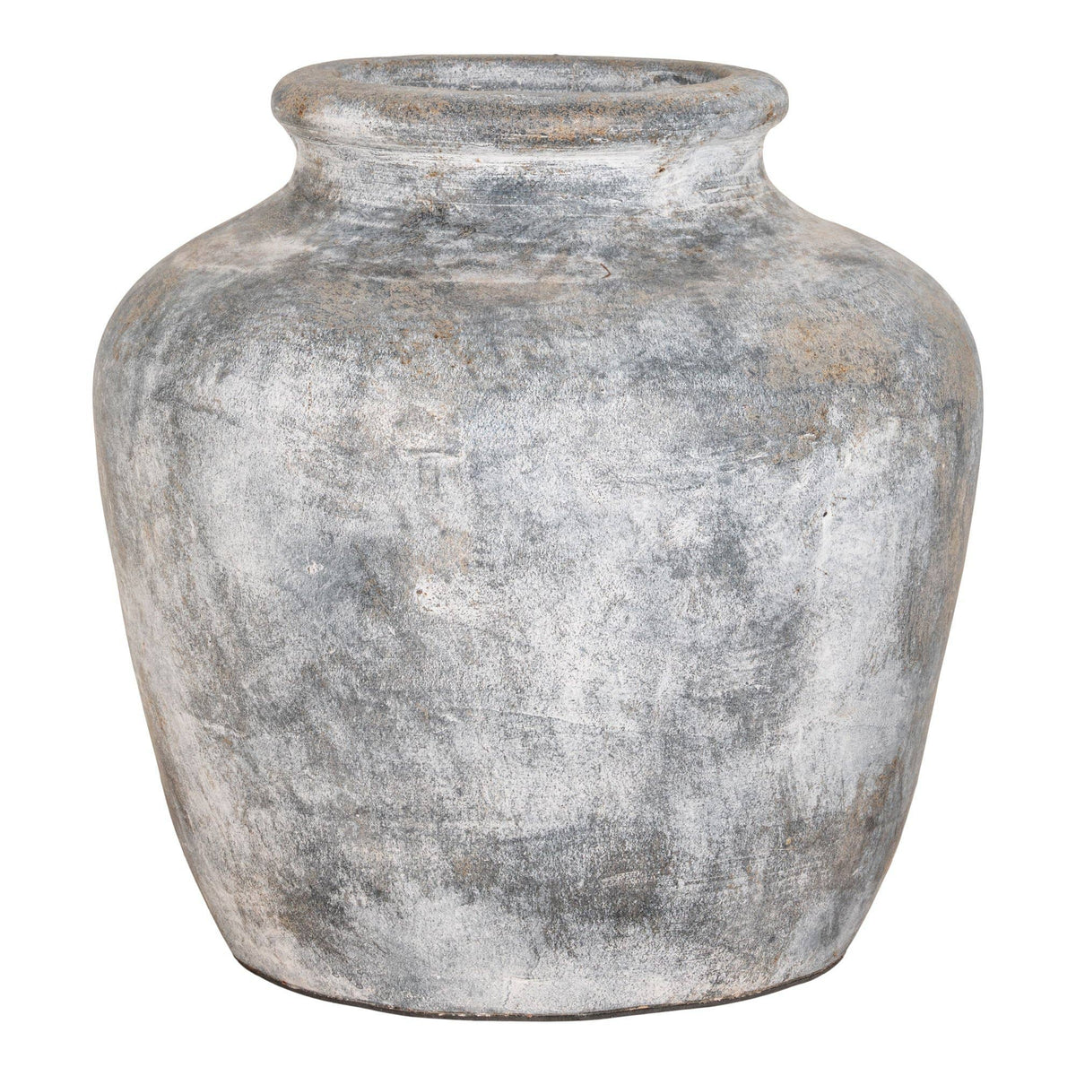 Vase de décoration gris