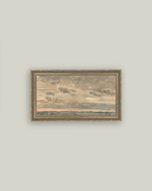 Impression sur toile encadrée Sunset Sky