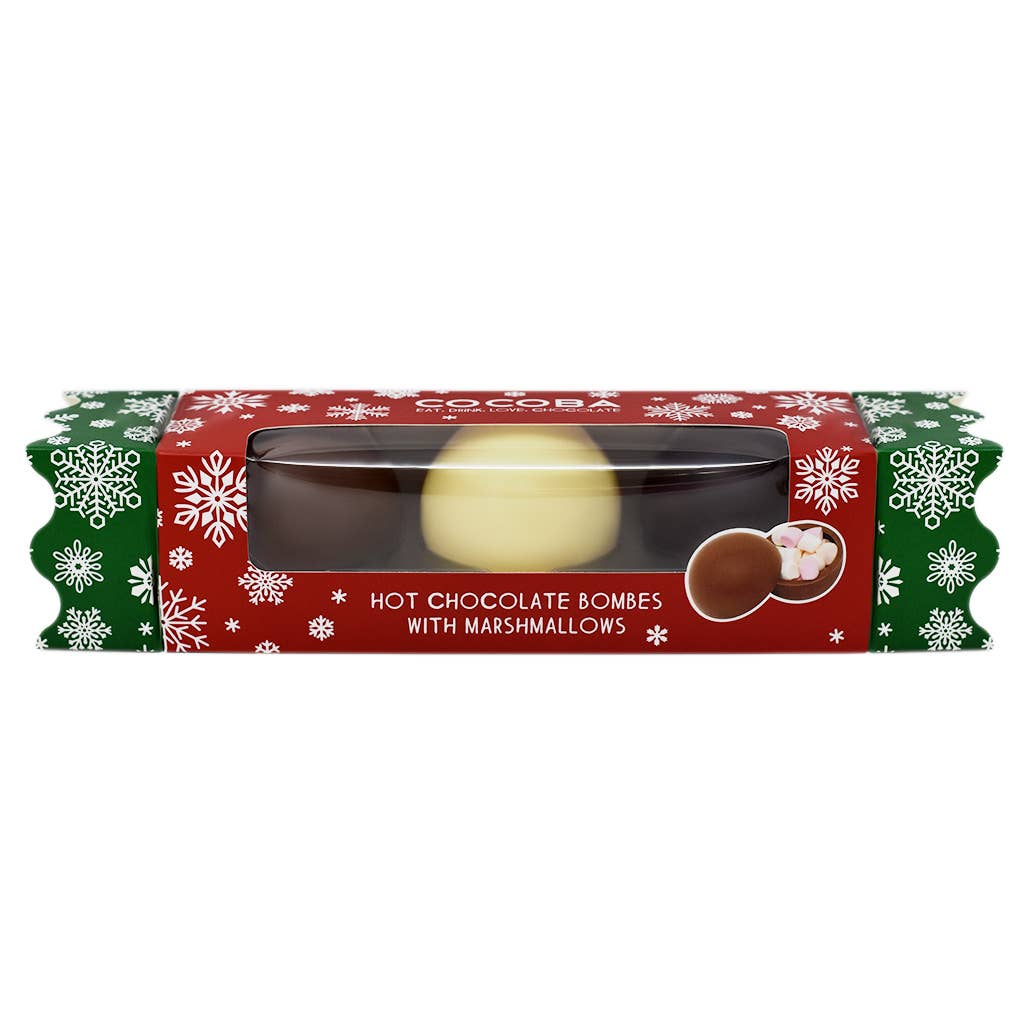 Paquet de 3 bombes à biscuits de Noël - Lait, blanc et foncé