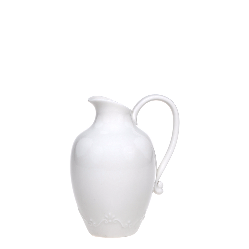 Pichet porcelaine blanche