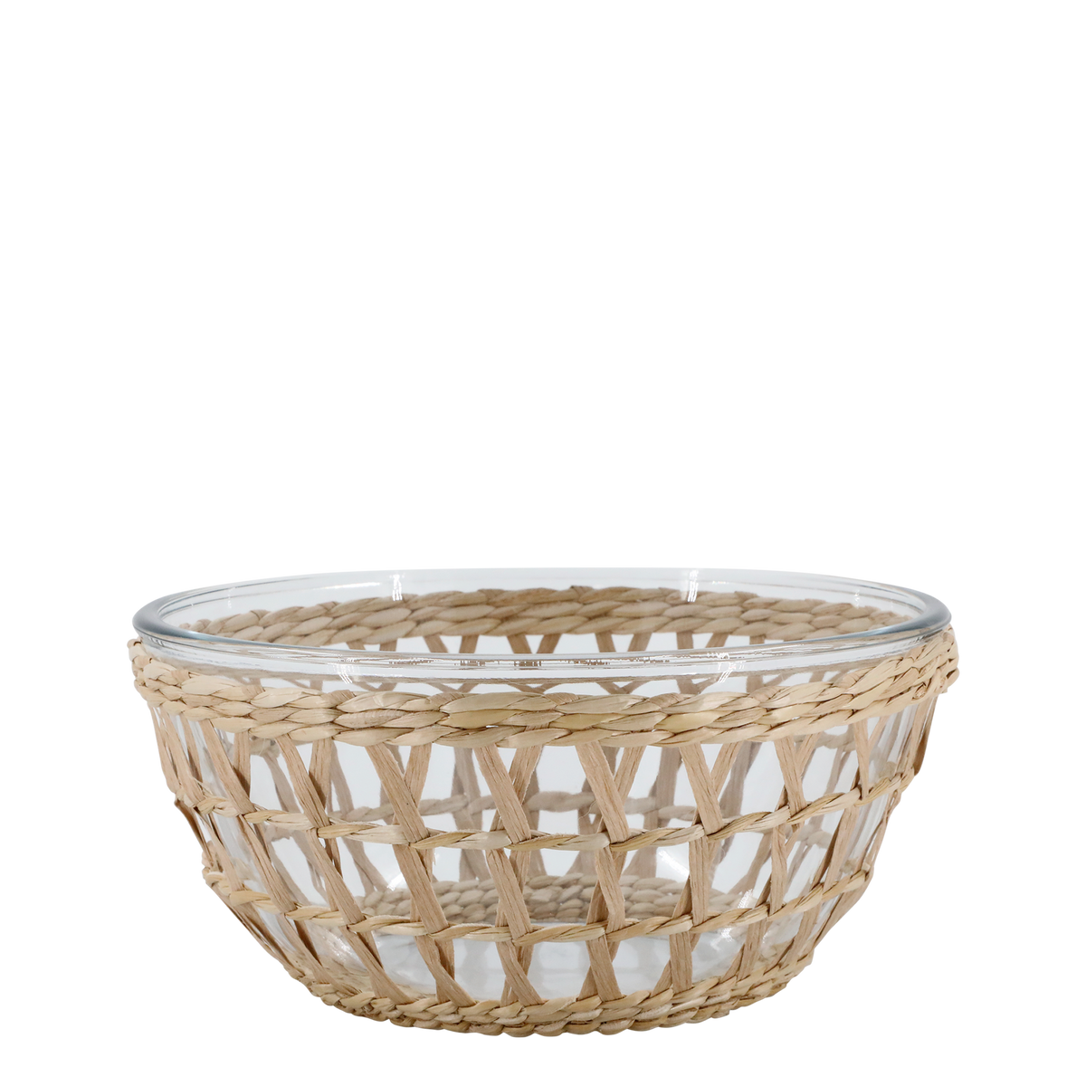 Saladier avec panier en osier