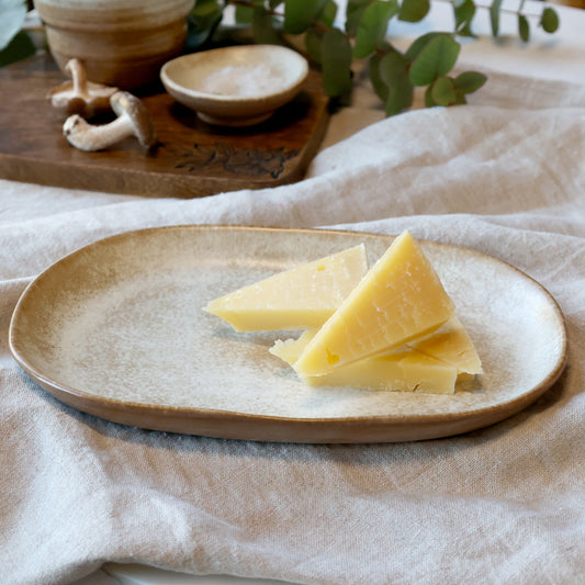 Petit plat en porcelaine Valence - Camel