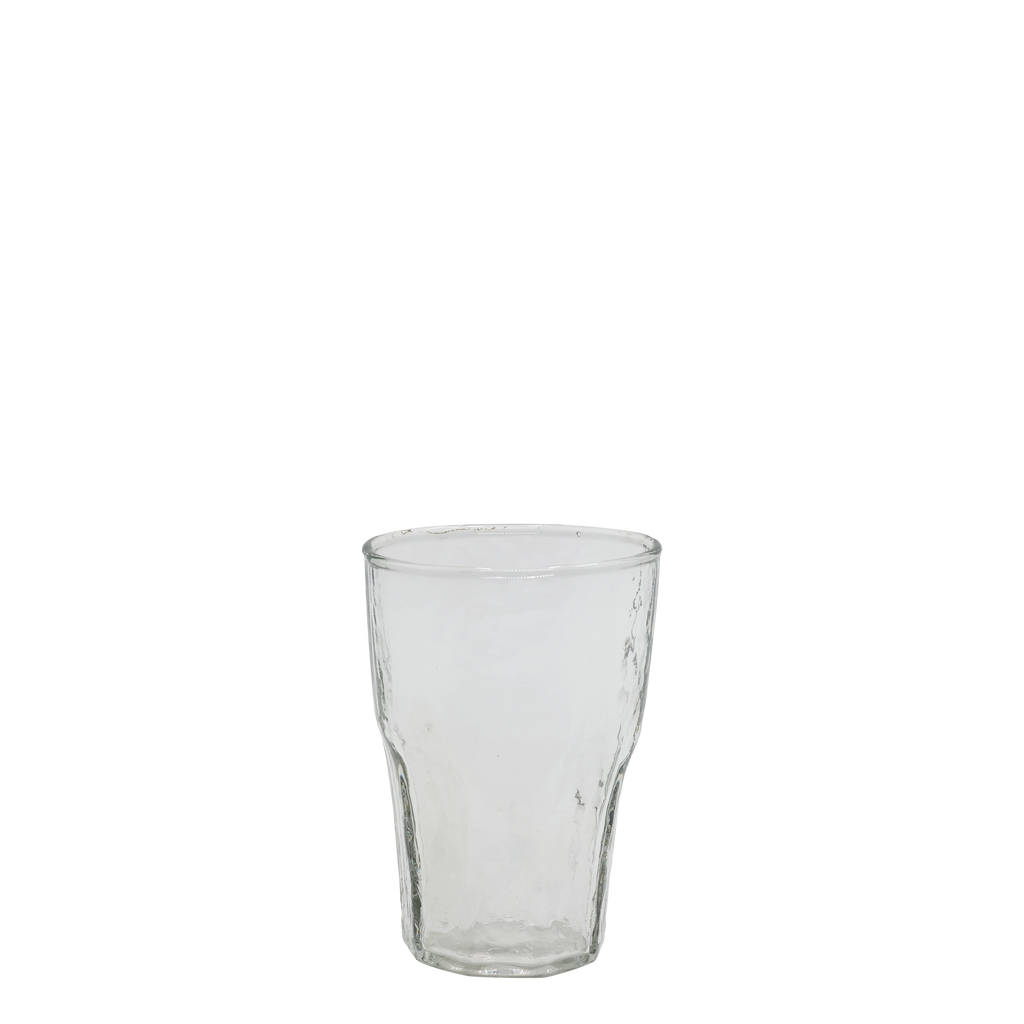 Verre à eau en verre texturé et rainuré – 200 ml