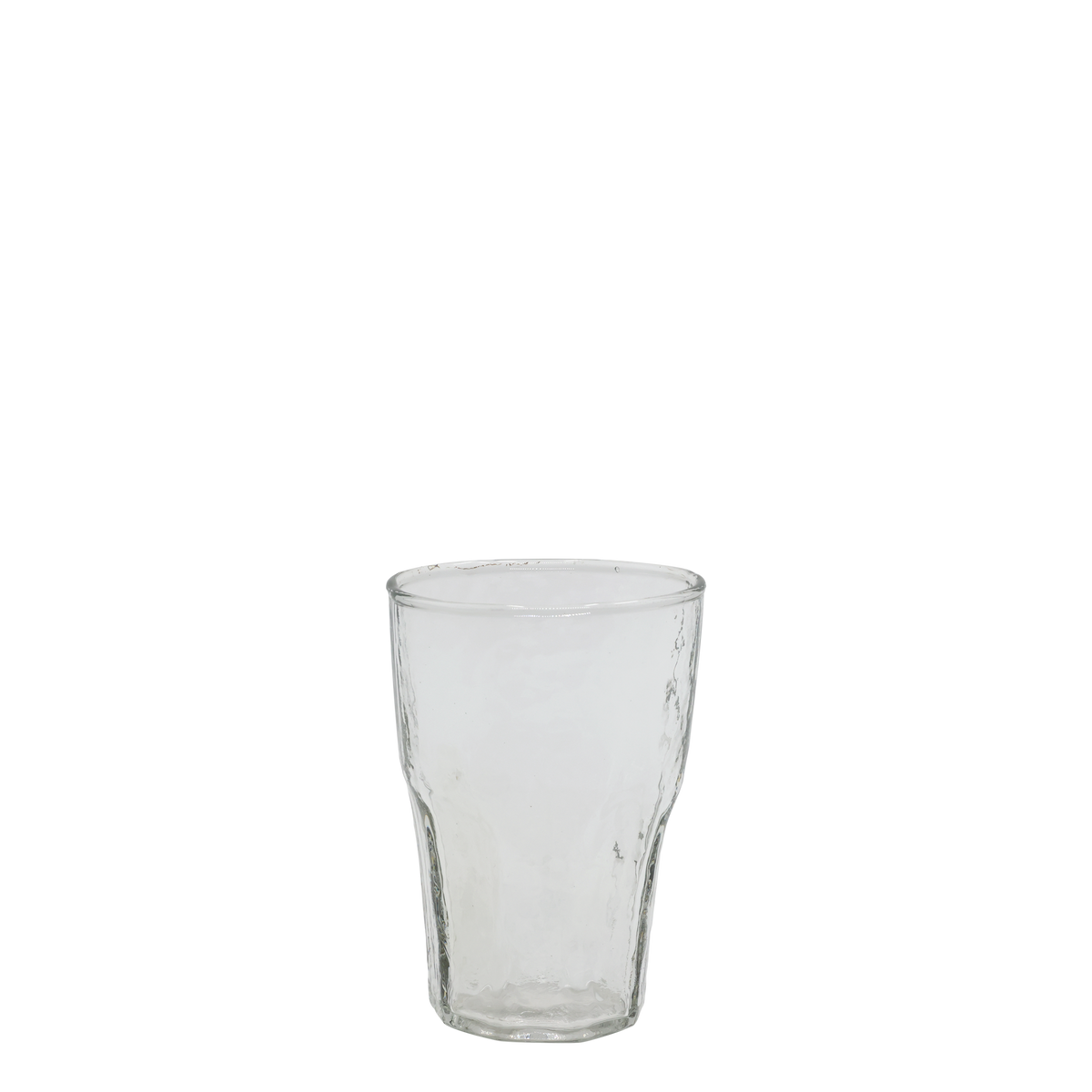 Verre à eau en verre texturé et rainuré – 200 ml