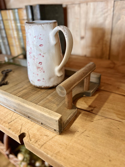 Plateau en bois rustique