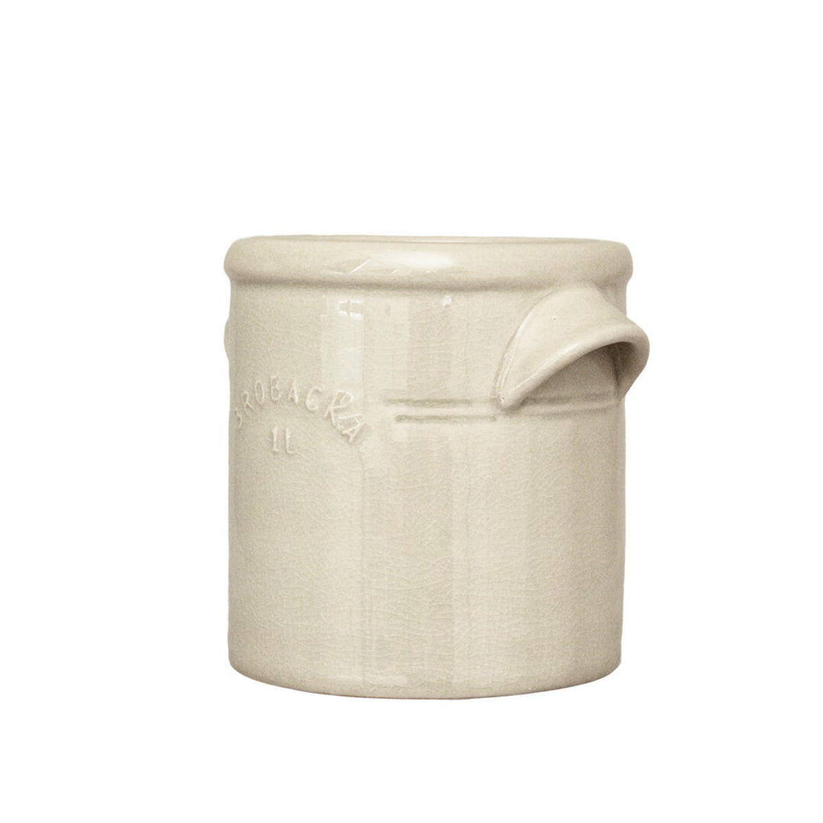 Pot brobacka crème droit 1L - S