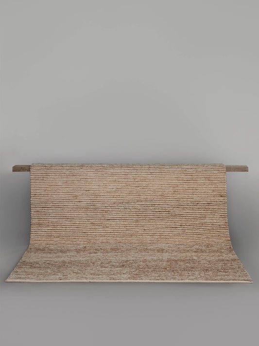 Tapis à rayures en laine de chanvre - 200x300cm