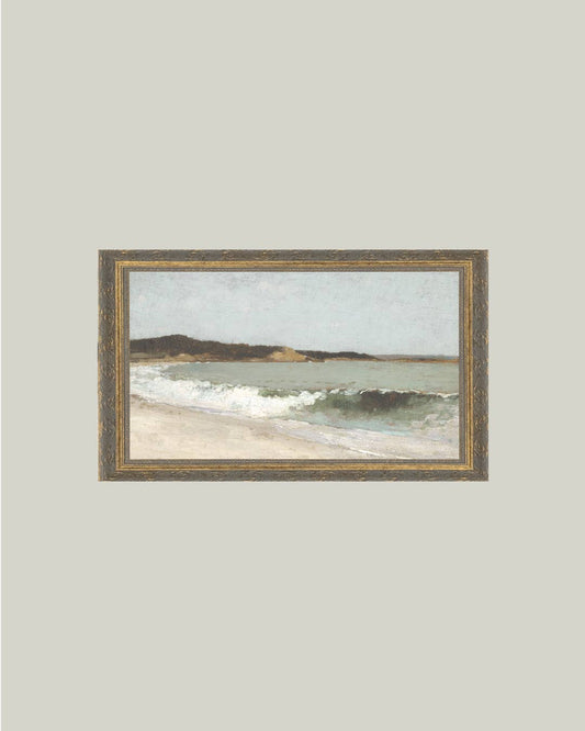 Impression sur toile encadrée Paysage de plage