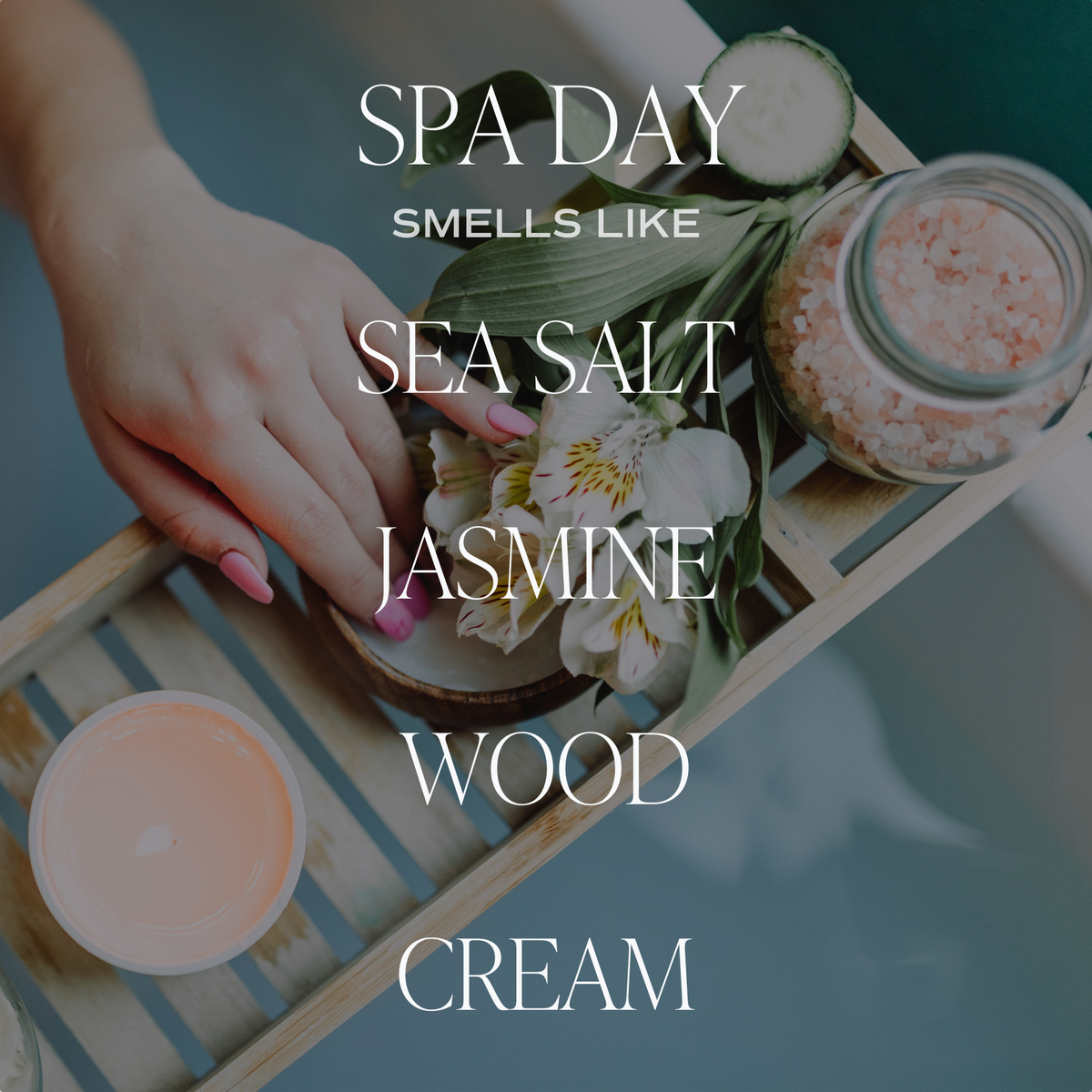 Bougie de soja Spa Day, pot mat - 70h