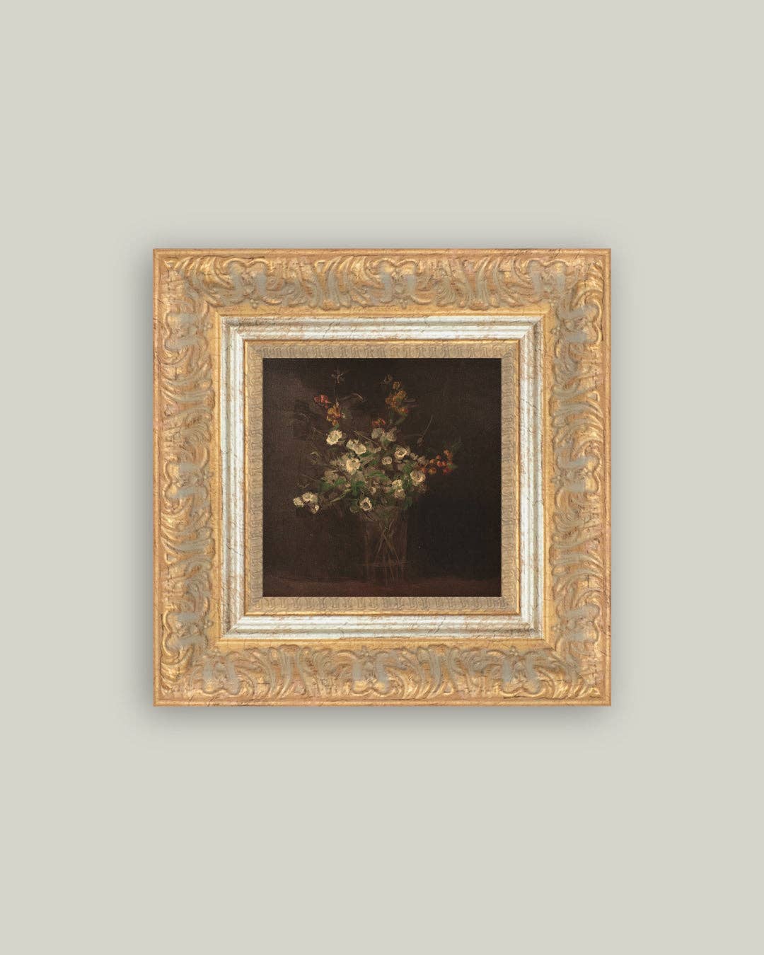 Impression sur toile encadrée Floraison mélancolique