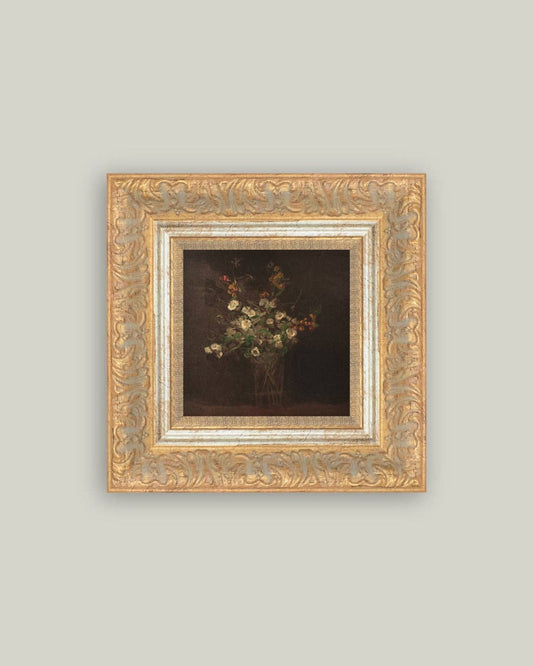 Impression sur toile encadrée Floraison mélancolique