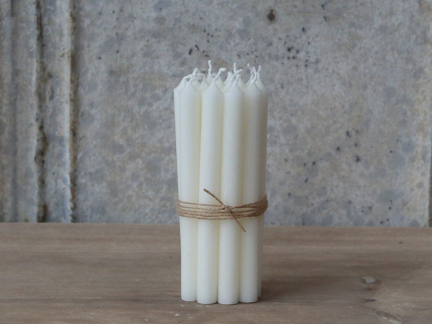 Bougie taper 2,5h - nacre