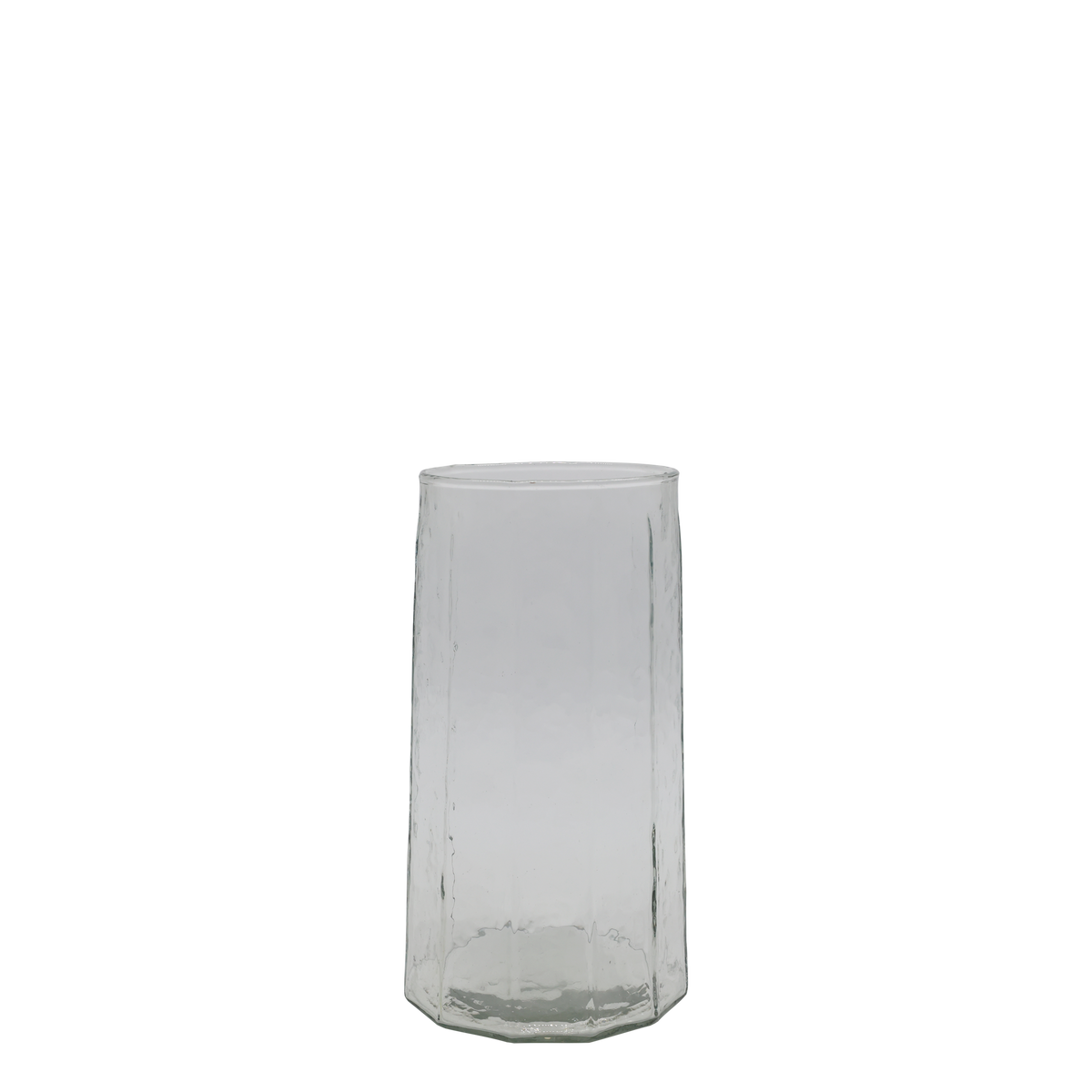 Hurricane en verre rainuré – Photophore décoratif M