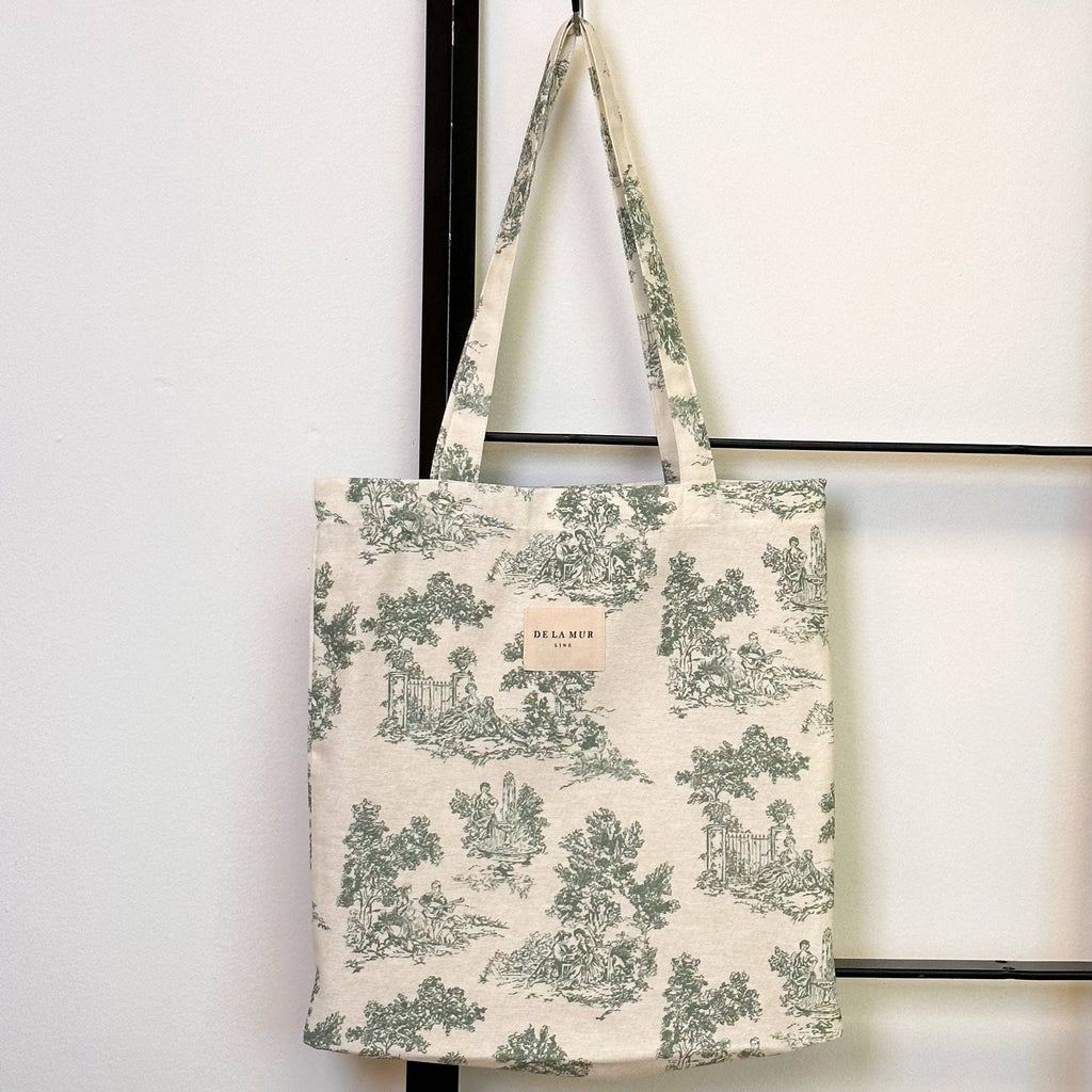 Tote bag toile de jouy