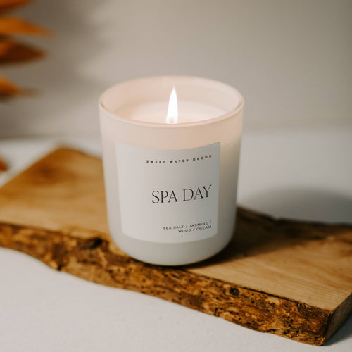 Bougie de soja Spa Day, pot mat - 70h