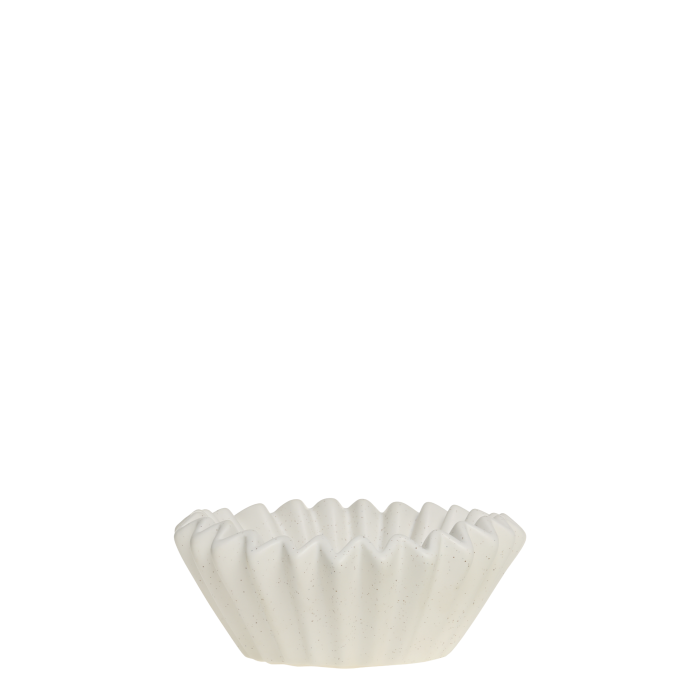 Bol décoratif coquillage - crème