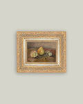 Impression sur toile encadrée de poires et pommes