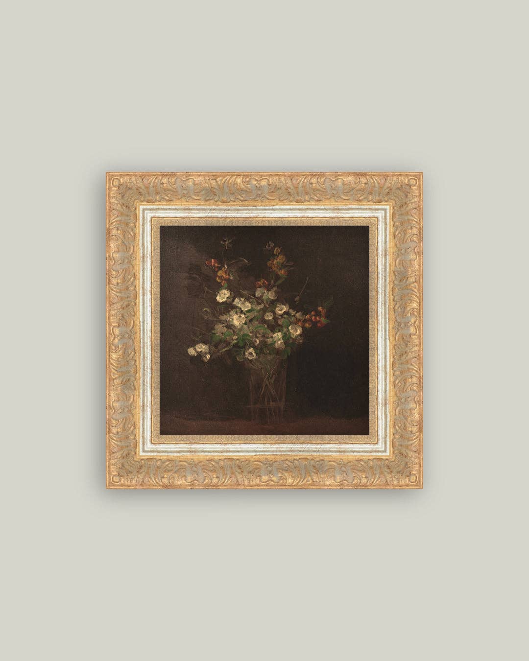 Impression sur toile encadrée Floraison mélancolique