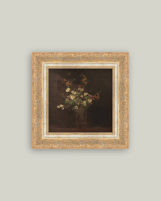 Impression sur toile encadrée Floraison mélancolique