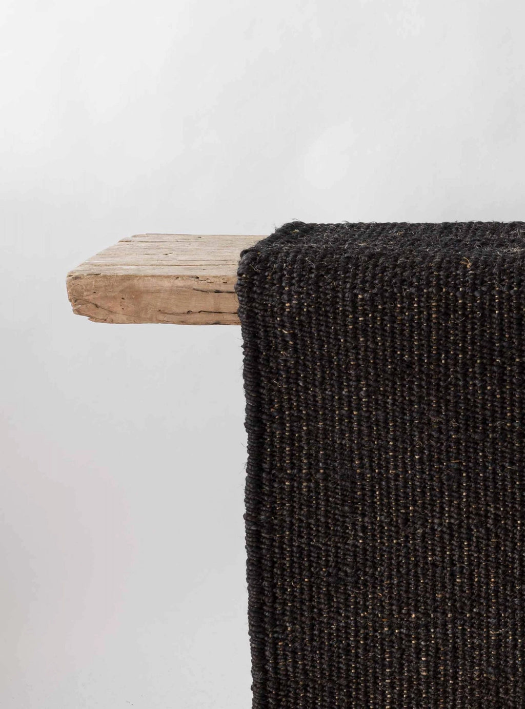 Tapis en chanvre avec franges - Nature