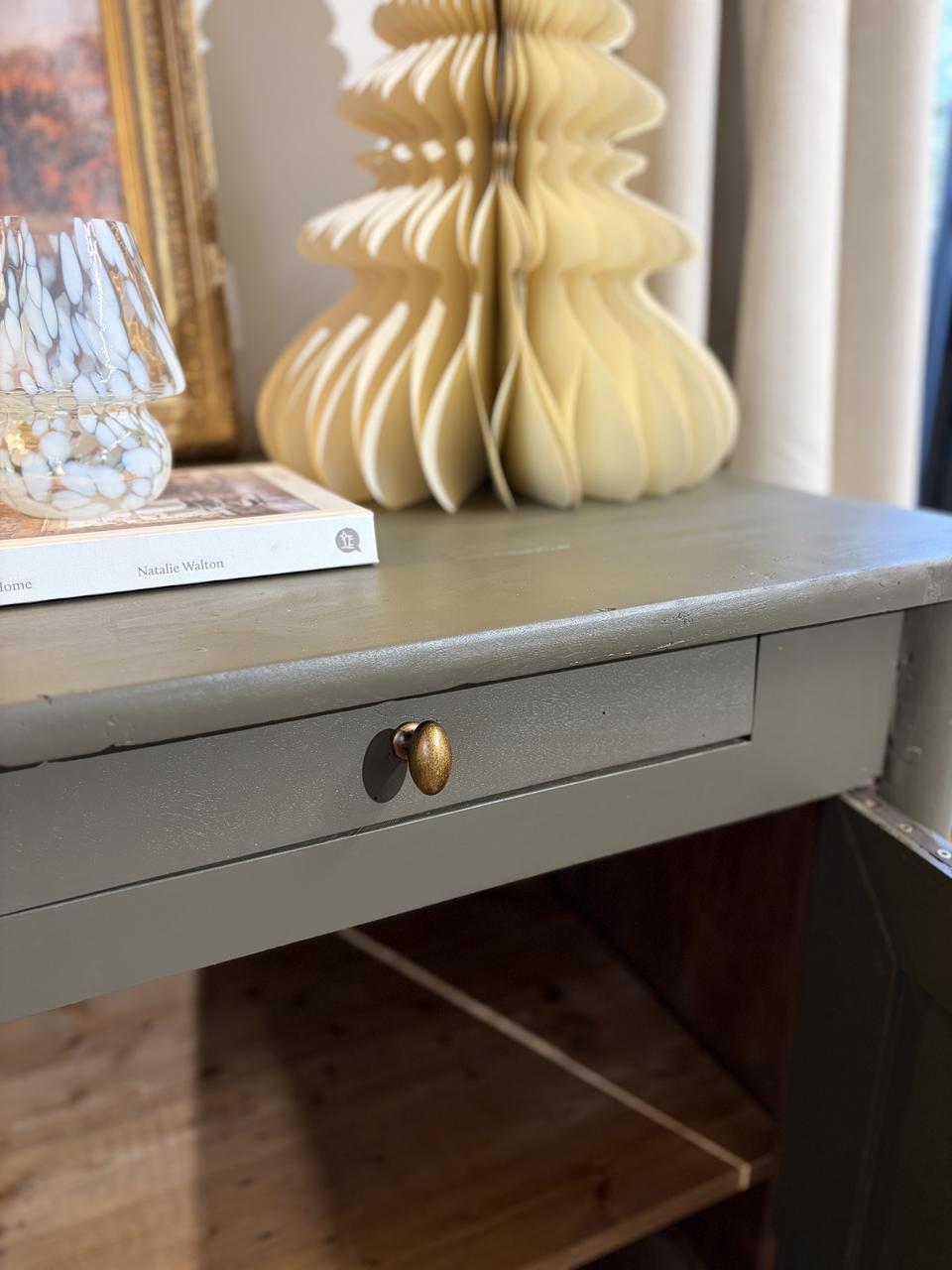 Buffet en merisier - brun/kaki