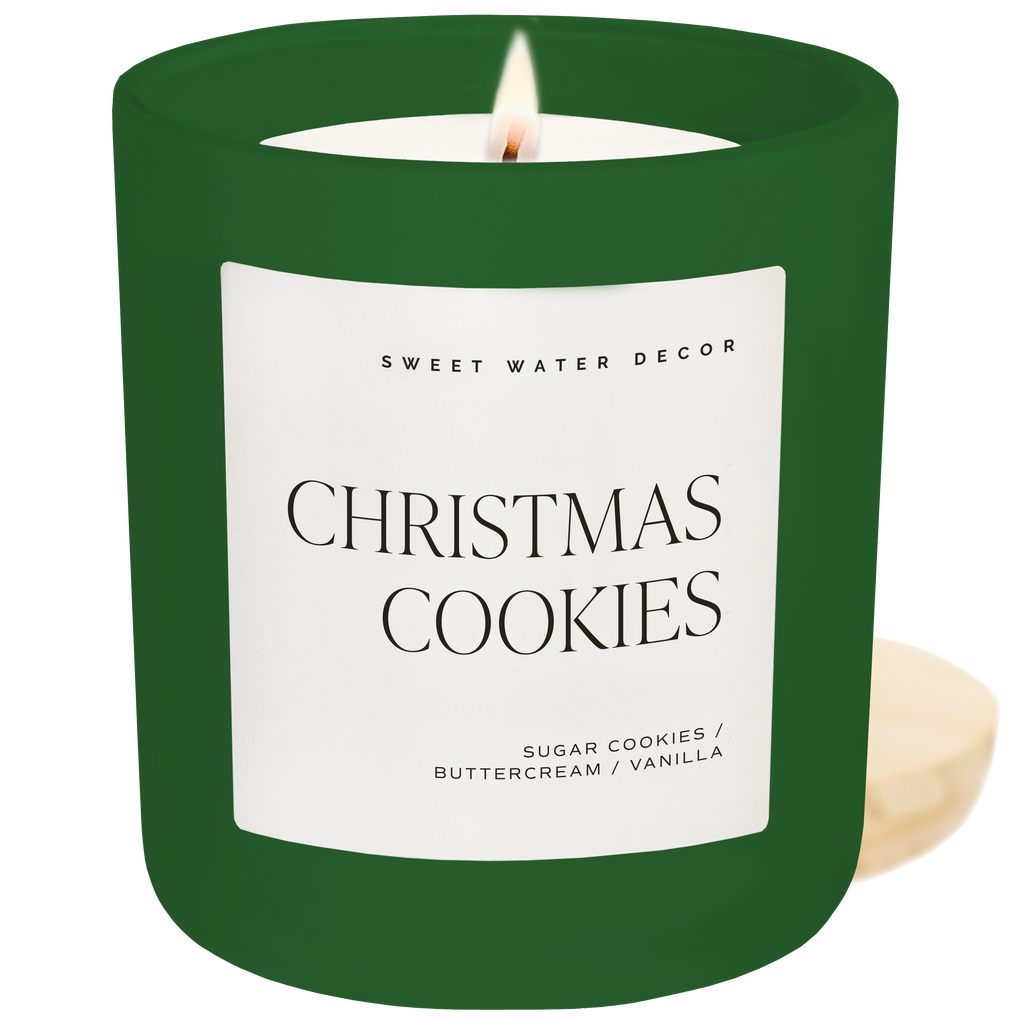Bougie de soja Christmas Cookies - pot mat