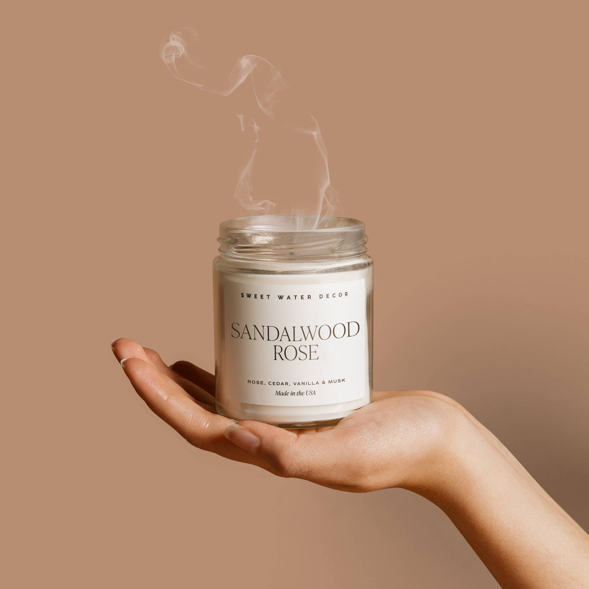 Bougie de soja Sandalwood Rose - 40h