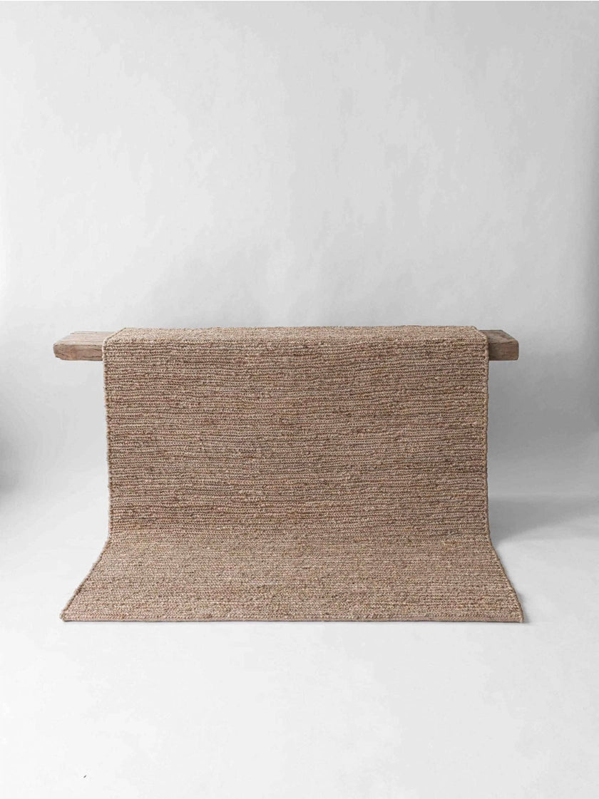 Tapis en chanvre Sumak - Blanchis