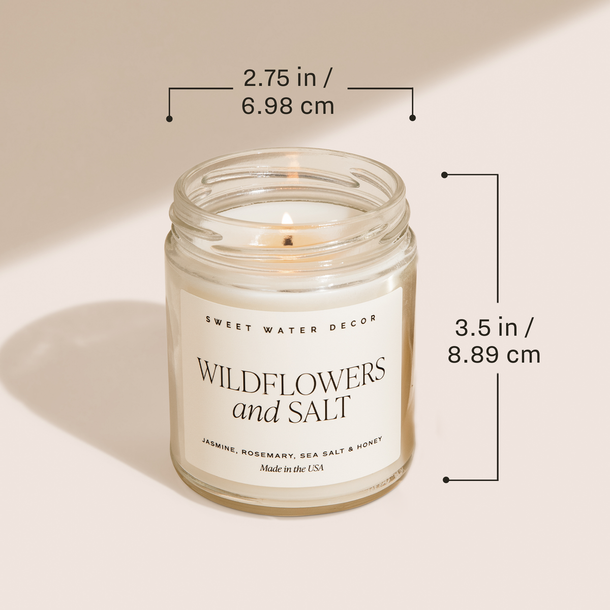 Bougie de soja en verre Luxury Getaway - 40h