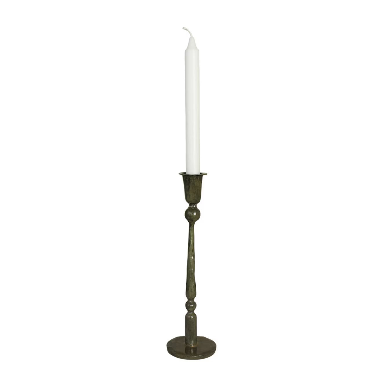 Bougeoir Meja en fer - olive