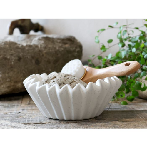 Bol décoratif coquillage - crème