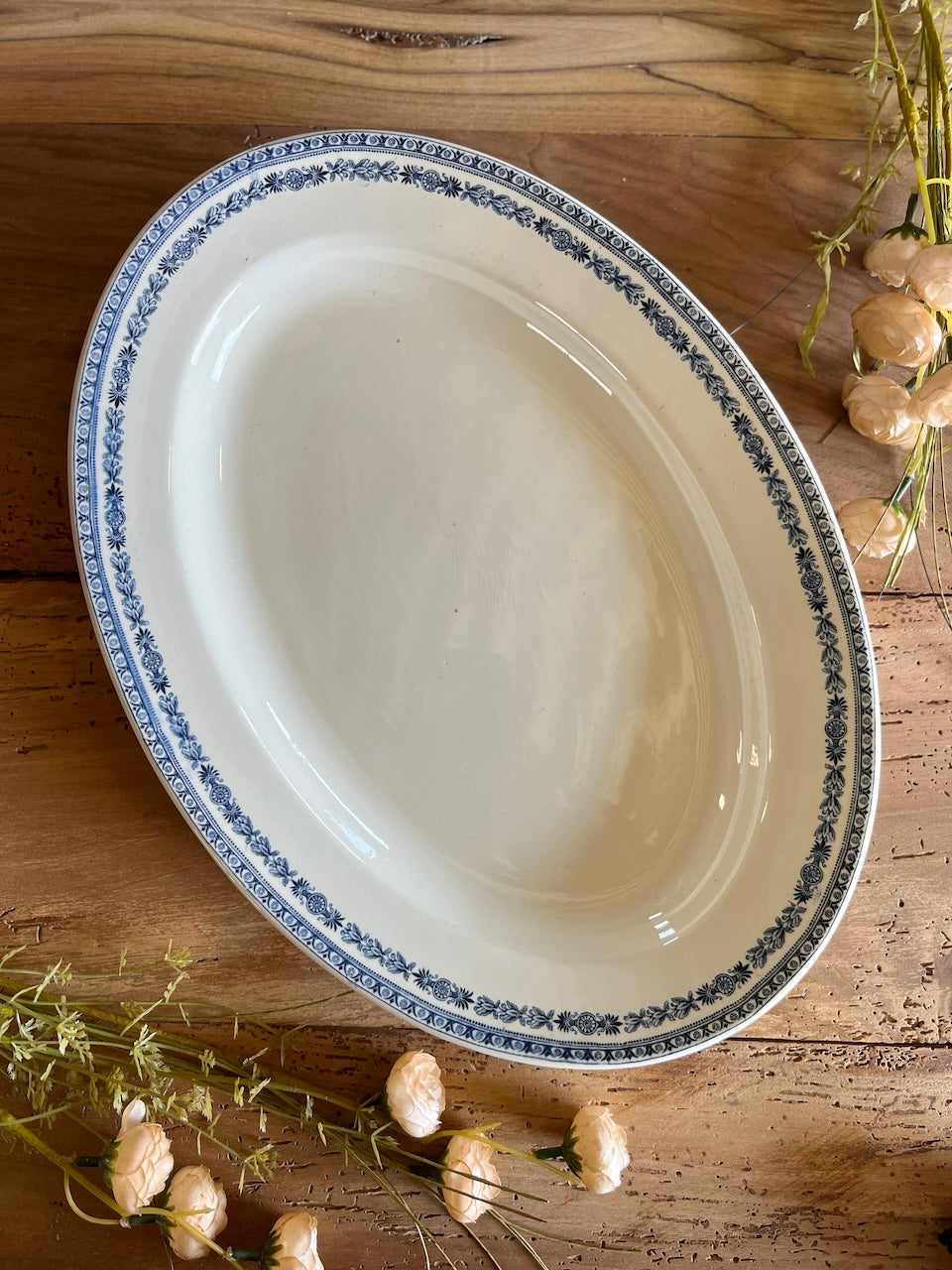 Plat oval terre de fer Sévigné - BFK