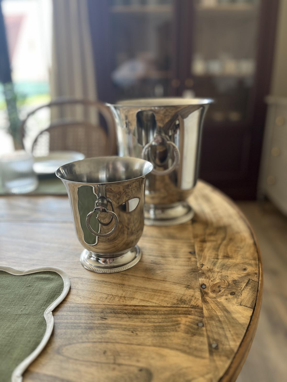 Seau à champagne et seau à glaçons - vintage