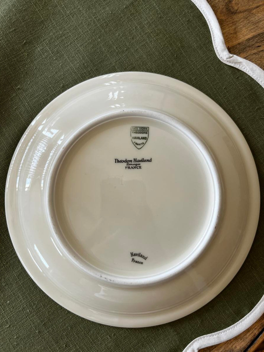 Assiettes à dessert en porcelaine de limoges vintage - Théodore Haviland