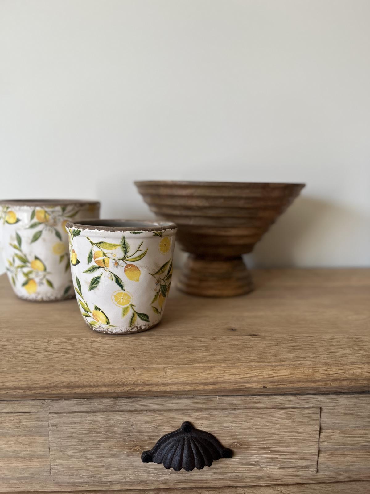 Cache pot citrons