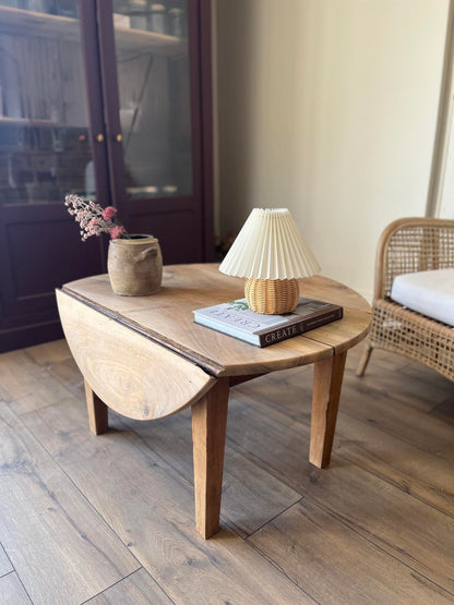 Table basse ronde - noyer