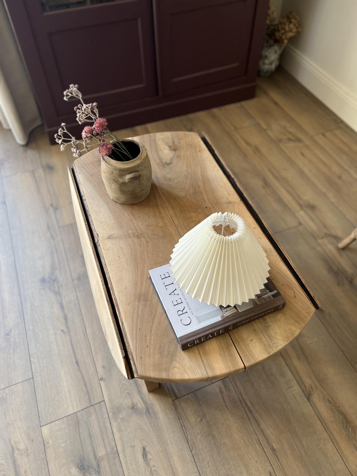 Table basse ronde - noyer
