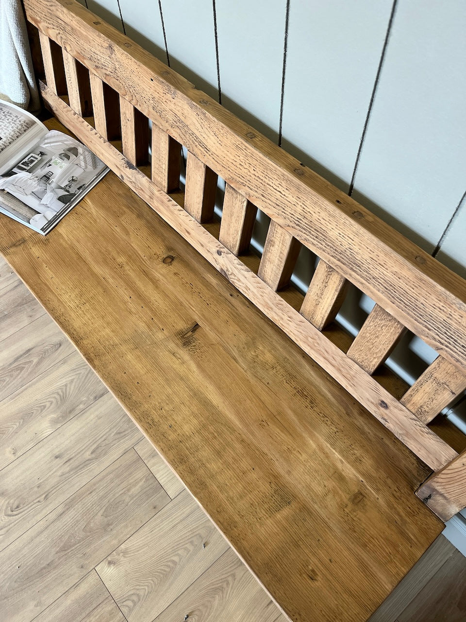 Banc en pin massif