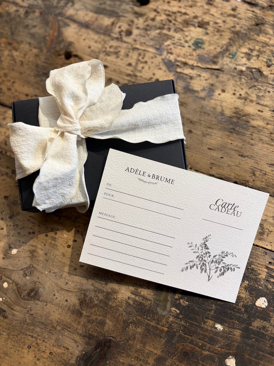 Carte-cadeau A&B