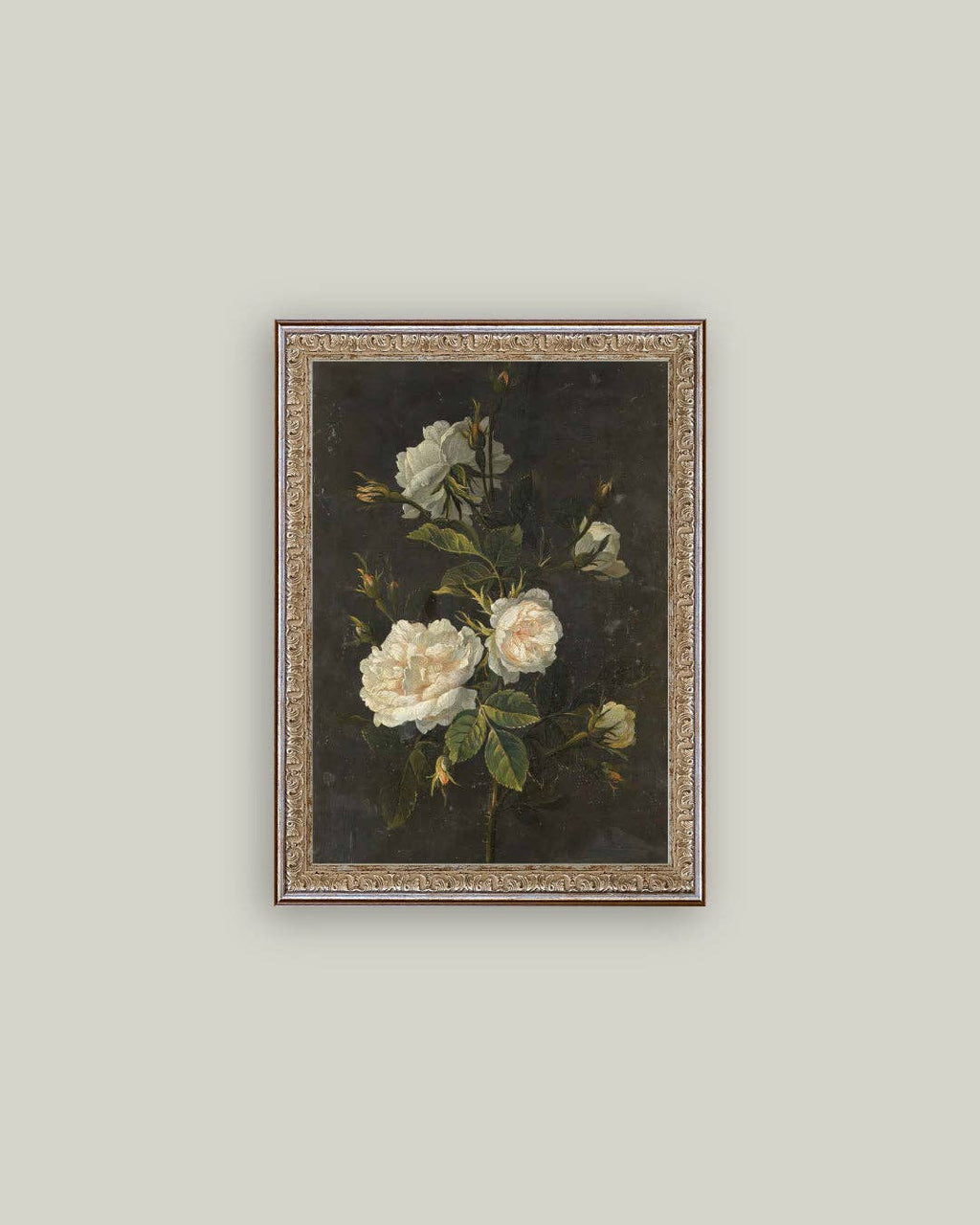 Impression sur toile encadrée Moody Still Life Rose