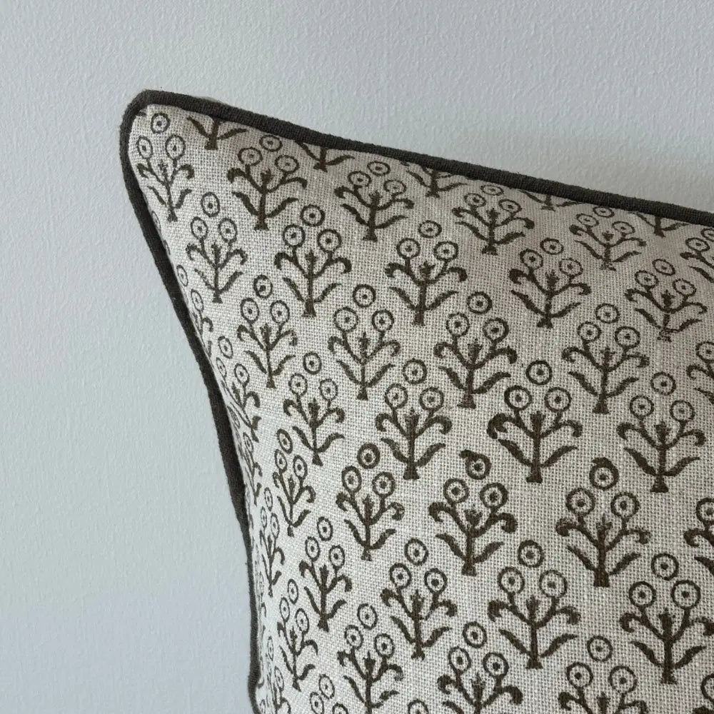 Housse de coussin Aubrey olive 45x45 cm