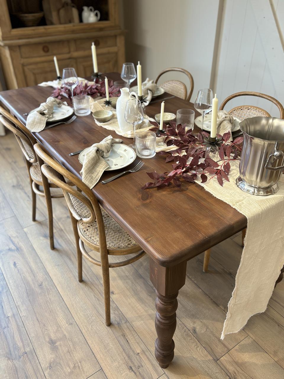 Table rectangulaire en pin