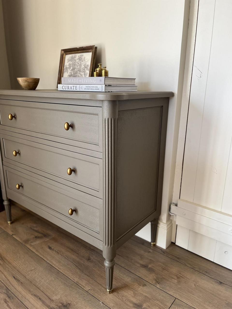 Commode 3 tiroirs - kaki