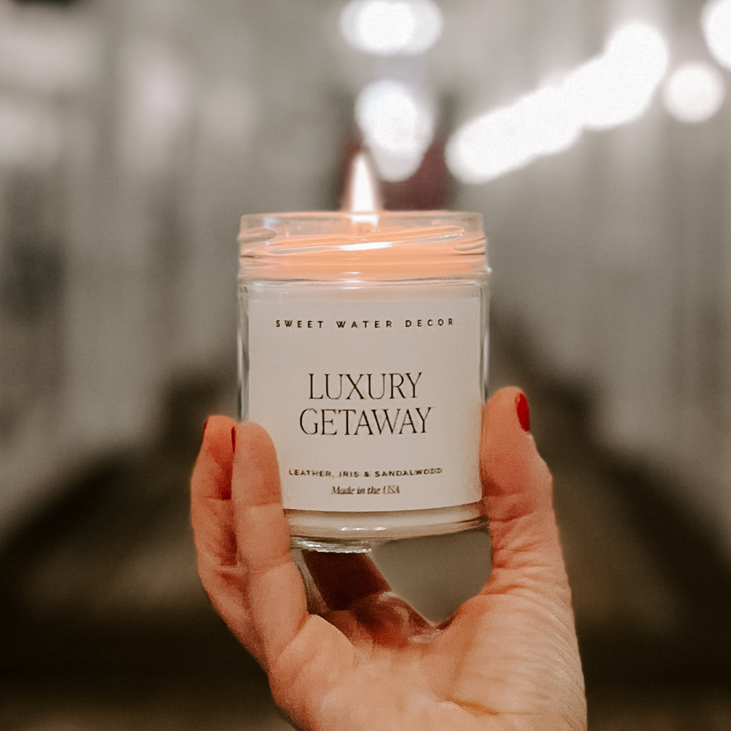 Bougie de soja en verre Luxury Getaway - 40h