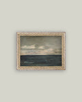 Impression sur toile encadrée vue sur l'océan