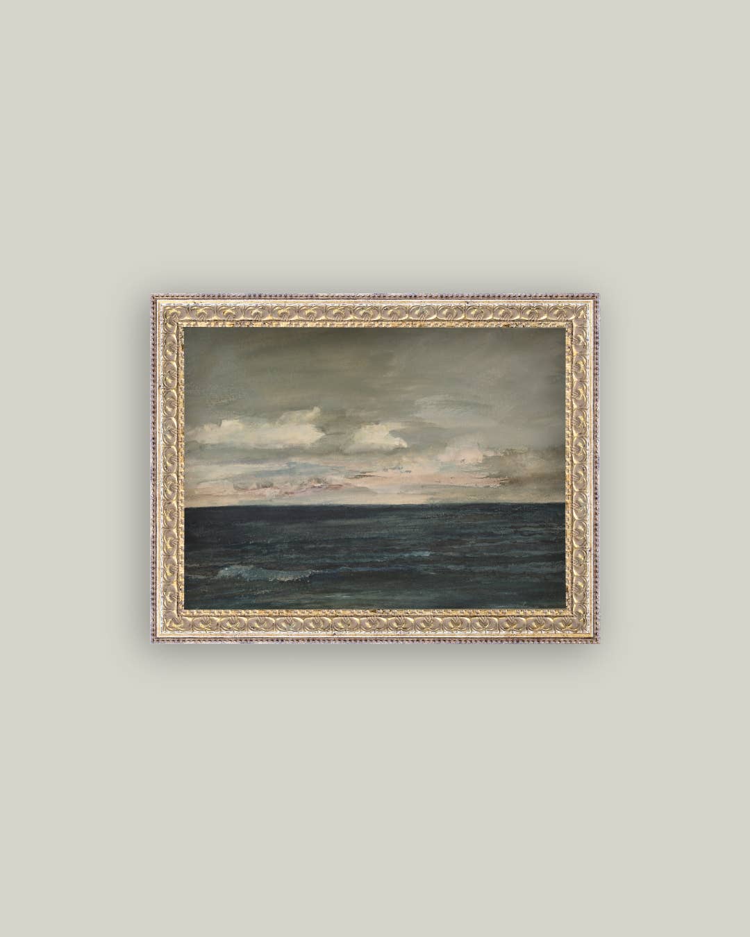 Impression sur toile encadrée vue sur l'océan
