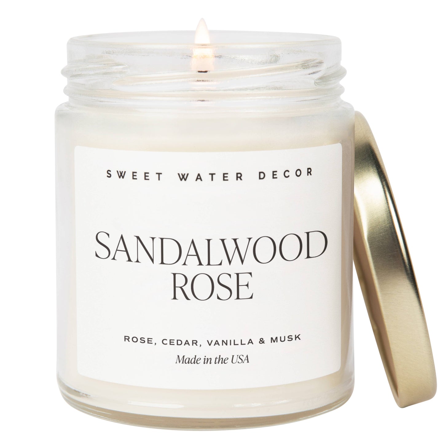 Bougie de soja Sandalwood Rose - 40h