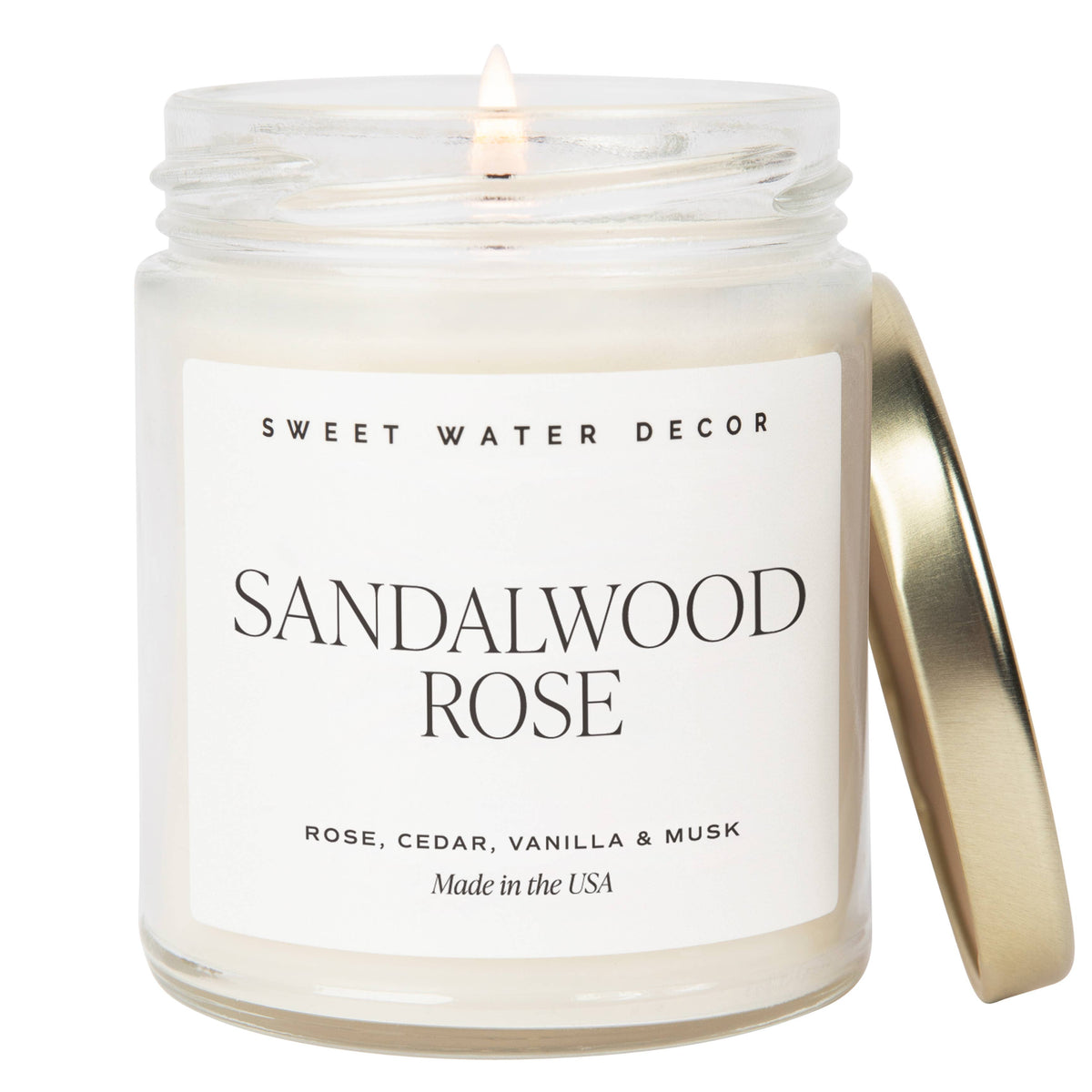 Bougie de soja Sandalwood Rose - 40h